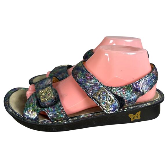 Alegria Vie 155 Vienna Shine On Metallic Mermaid Sandals EU 40 US 9.5 - 10 - Picture 8 of 11